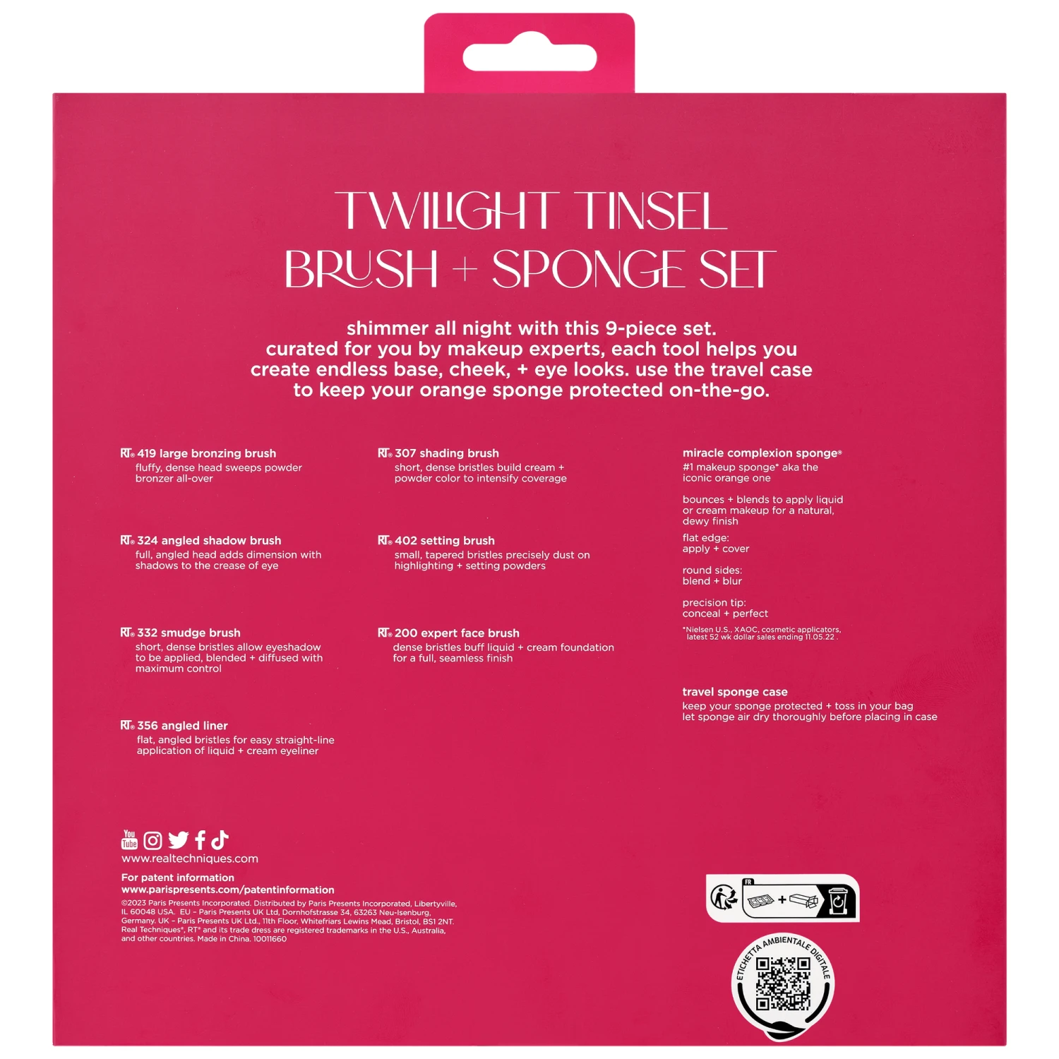 Real Techniques Twilight Tinsel Brush + Sponge Set 2 Real Techniques Twilight Tinsel Brush + Sponge Set - Image 2