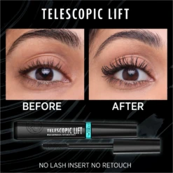 Loreal Telescopic Lift Black Waterproof Mascara -Care Products 30164635 T5