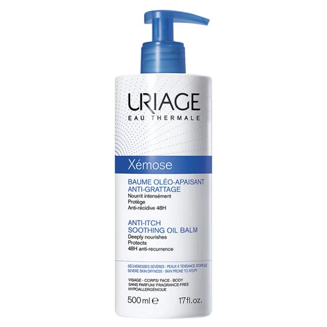 Uriage Xemose Anti-Itch Soothing Oil Balm Pump Bottle 500ml 1 Uriage Xemose Anti-Itch Soothing Oil Balm Pump Bottle 500ml