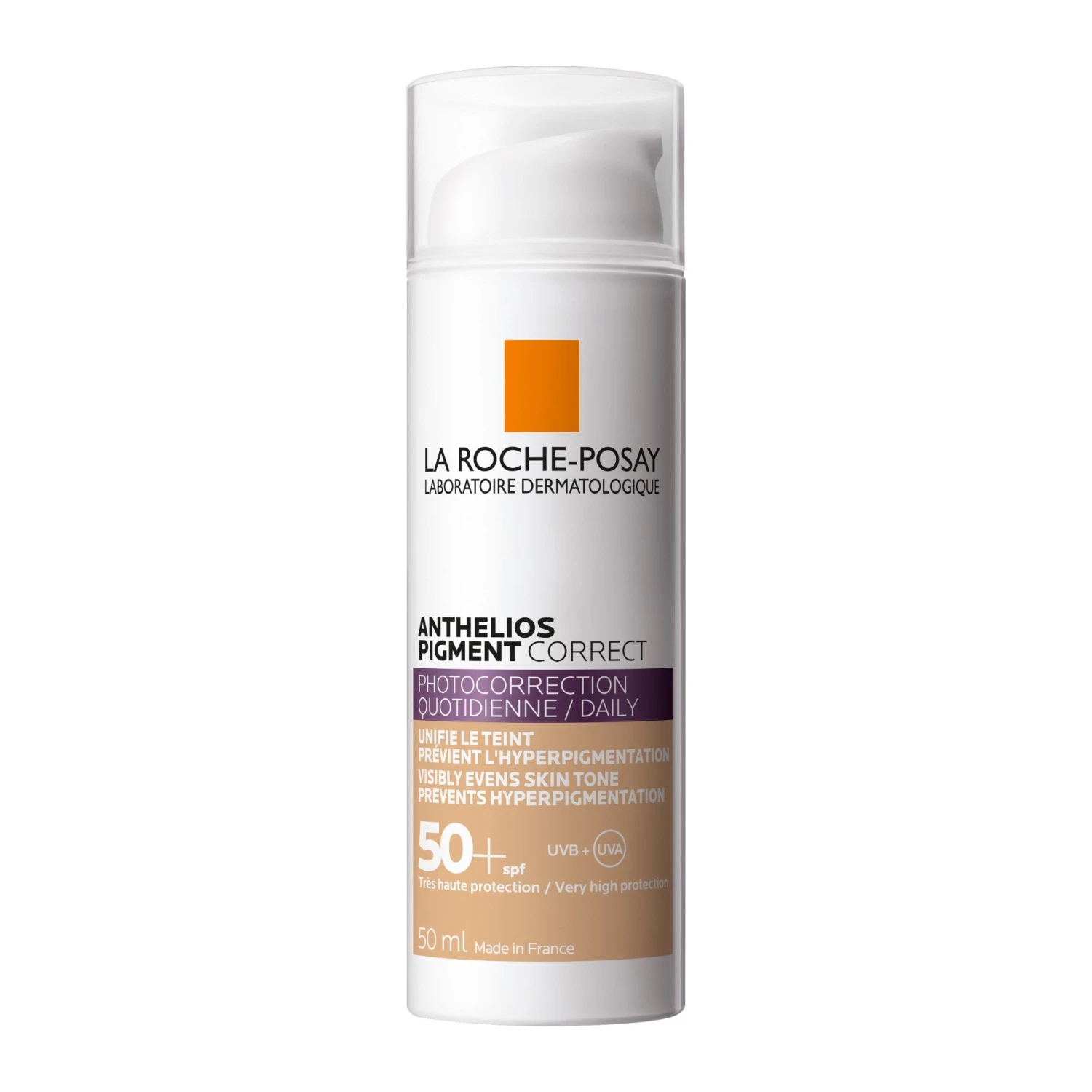 LA ROCHE-POSAY La Roche Posay Anthelios Pigment Correct Sun Cream SPF50 For Hyperpigmentation 50ml 2 LA ROCHE-POSAY La Roche Posay Anthelios Pigment Correct Sun Cream SPF50 For Hyperpigmentation 50ml - Image 2