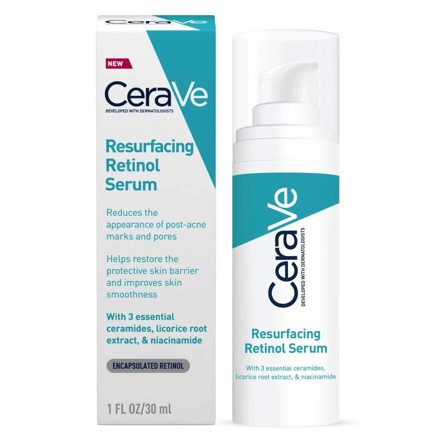 CeraVe Resurfacing Retinol Serum 30ml 1 CeraVe Resurfacing Retinol Serum 30ml