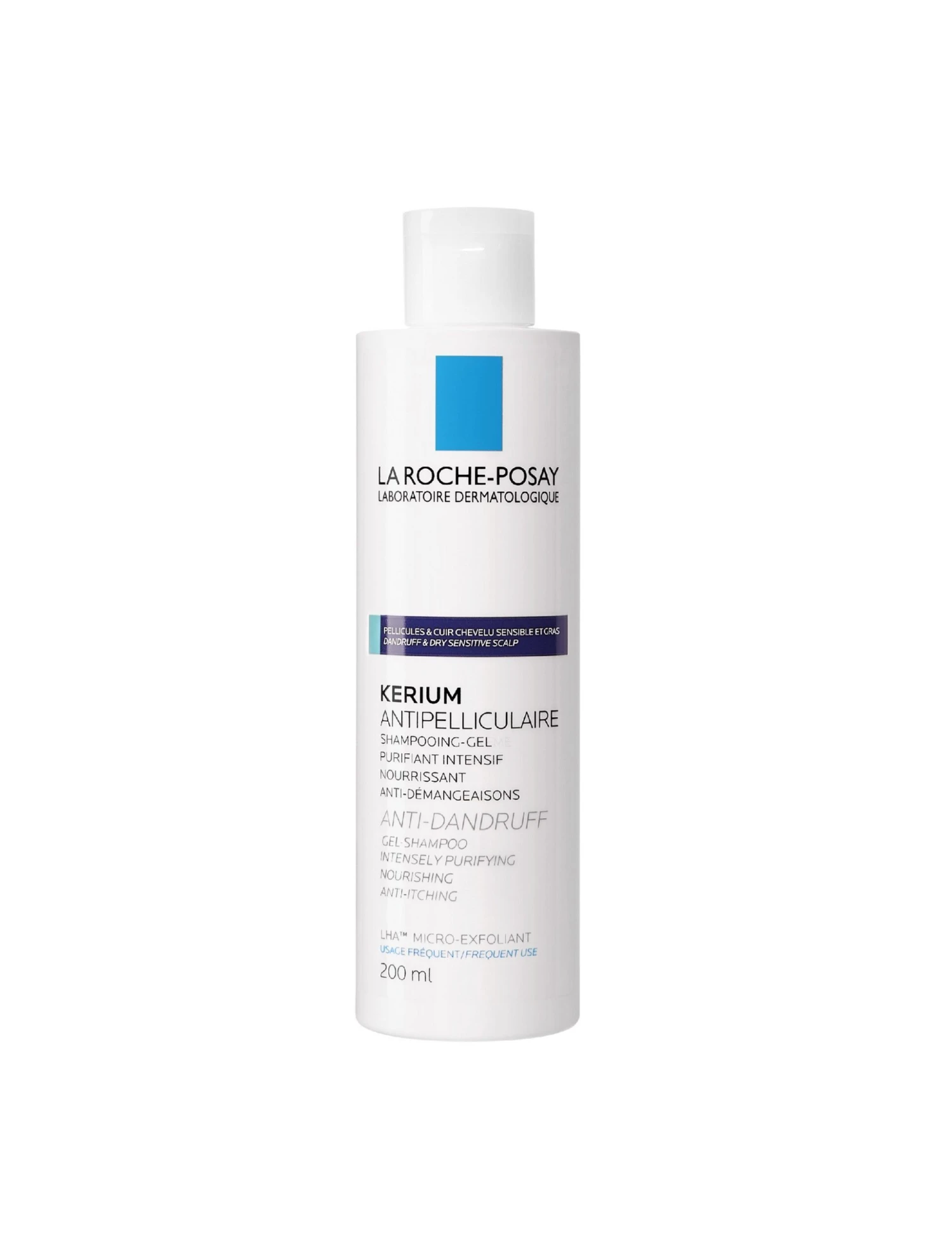 LA ROCHE-POSAY La Roche Posay Kerium Anti-Dandruff Gel Shampoo For Oily Scalp 200ml 1 LA ROCHE-POSAY La Roche Posay Kerium Anti-Dandruff Gel Shampoo For Oily Scalp 200ml