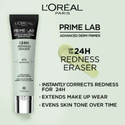 Loreal Lab 24 Hour Redness Eraser Primer 30ML -Care Products 3600524070007 T4