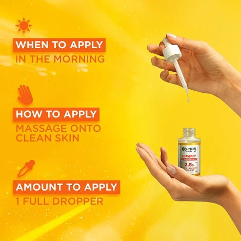Garnier Vitamin C Serum 30ml 4 Garnier Vitamin C Serum 30ml - Image 4
