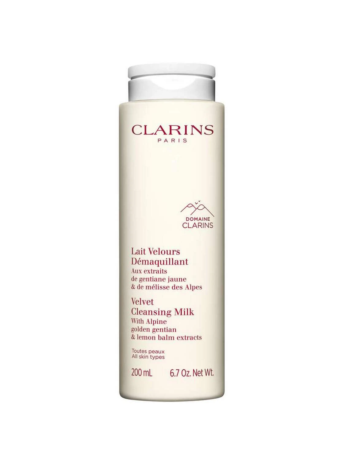 Clarins Velvet Cleansing Milk 200ML 1 Clarins Velvet Cleansing Milk 200ML