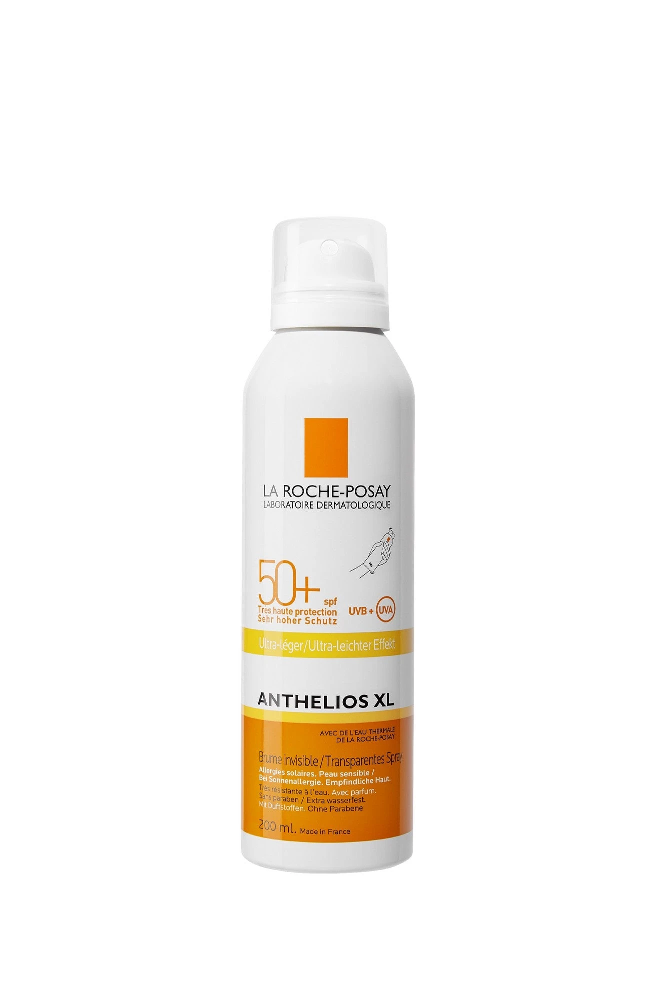 LA ROCHE-POSAY La Roche Posay Anthelios Ultra-Light Body Mist SPF 50+ 200ml 1 LA ROCHE-POSAY La Roche Posay Anthelios Ultra-Light Body Mist SPF 50+ 200ml