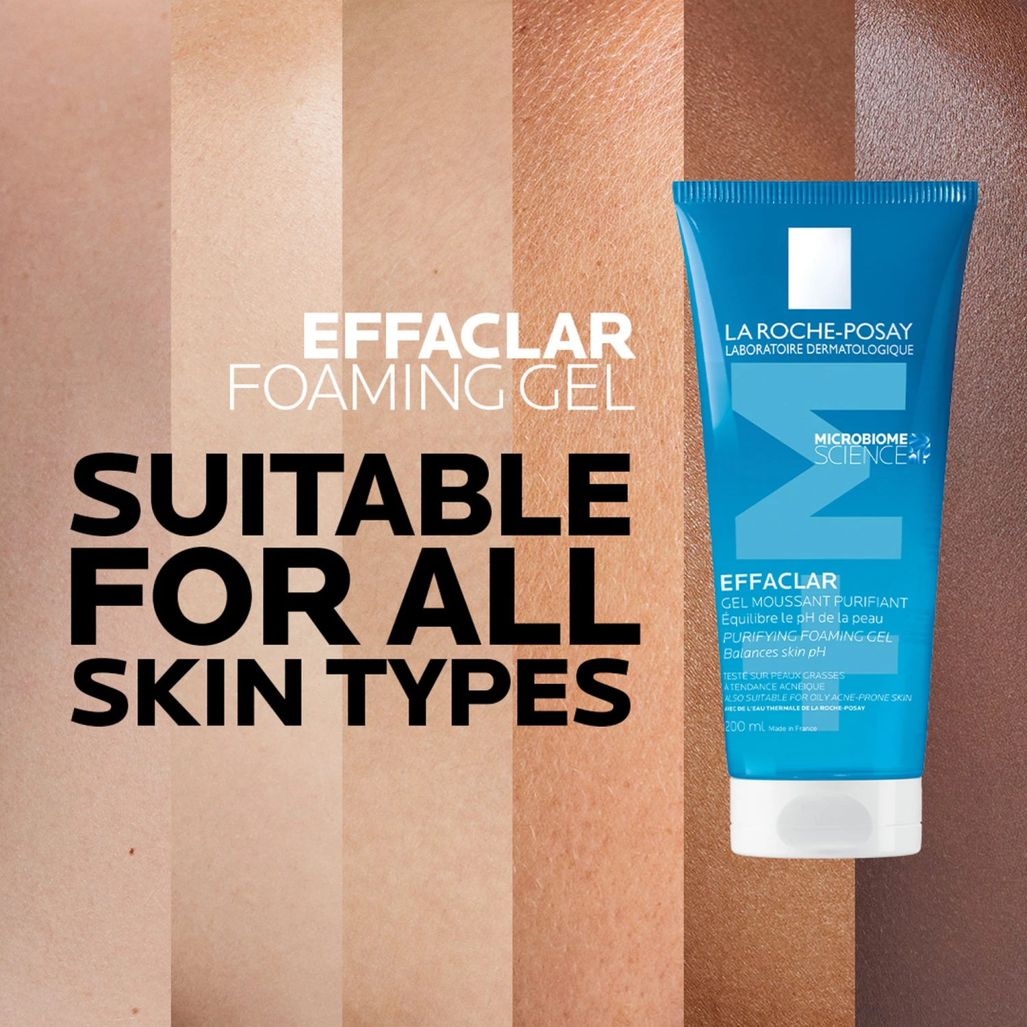 LA ROCHE-POSAY La Roche Posay Effaclar Purifying Cleansing Gel 200ml 3 LA ROCHE-POSAY La Roche Posay Effaclar Purifying Cleansing Gel 200ml - Image 3