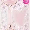 Brush Works Rose Quartz Roller & Gua Sha Set