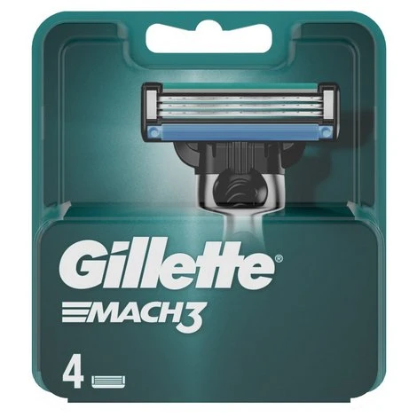 Gillette® Gillette Mach 3 Razor Blades 4 Cartridges 1 Gillette® Gillette Mach 3 Razor Blades 4 Cartridges
