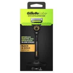 Gillette® GilletteLabs With Exfoliating Bar Razor, 1 Handle ­ 1 Blade
