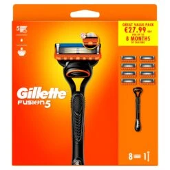 Gillette® Gillette Fusion Razor Plus 7 Blades