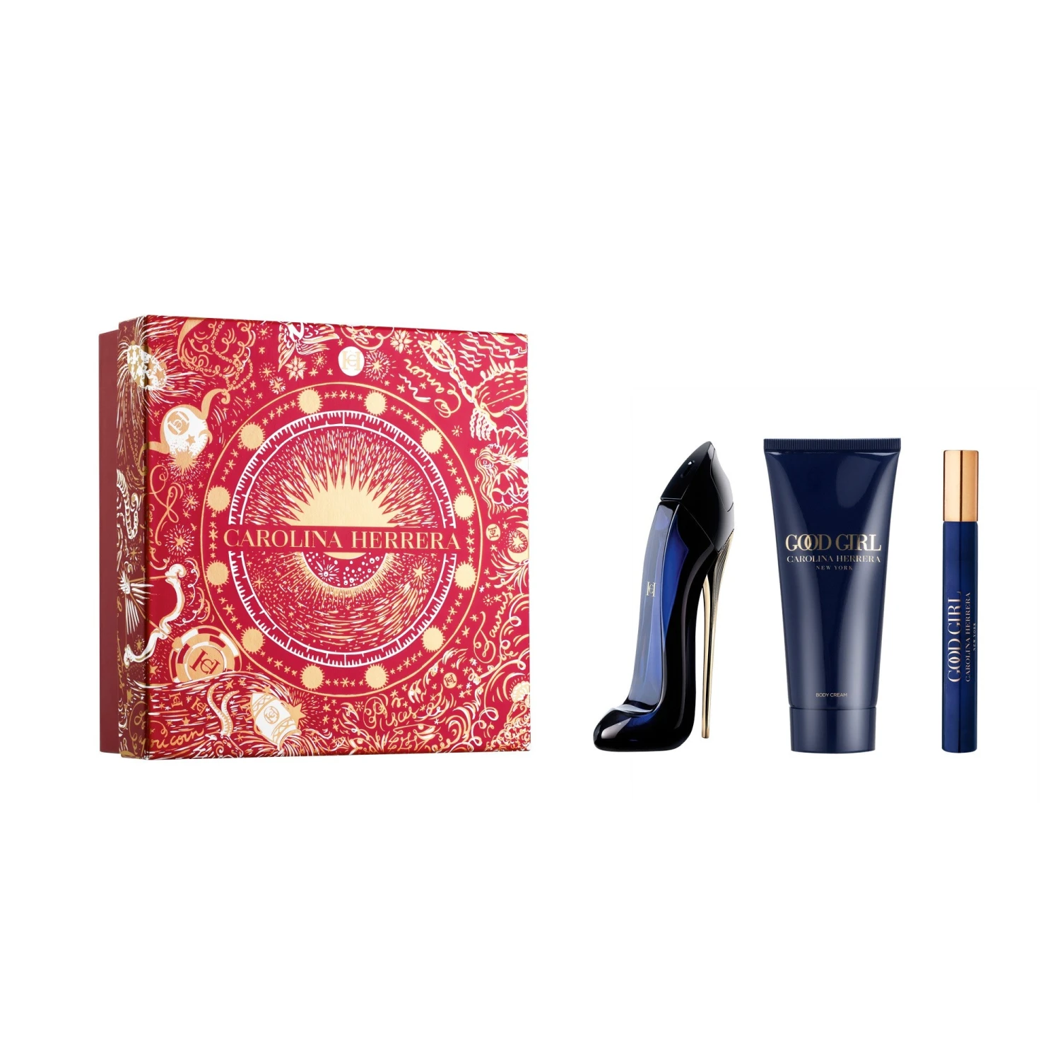 Carolina Herrera Good Girl Eau De Parfum 50ml, Body Lotion 100ml & Mega Spritzer 10ml Gift Set 1 Carolina Herrera Good Girl Eau De Parfum 50ml, Body Lotion 100ml & Mega Spritzer 10ml Gift Set