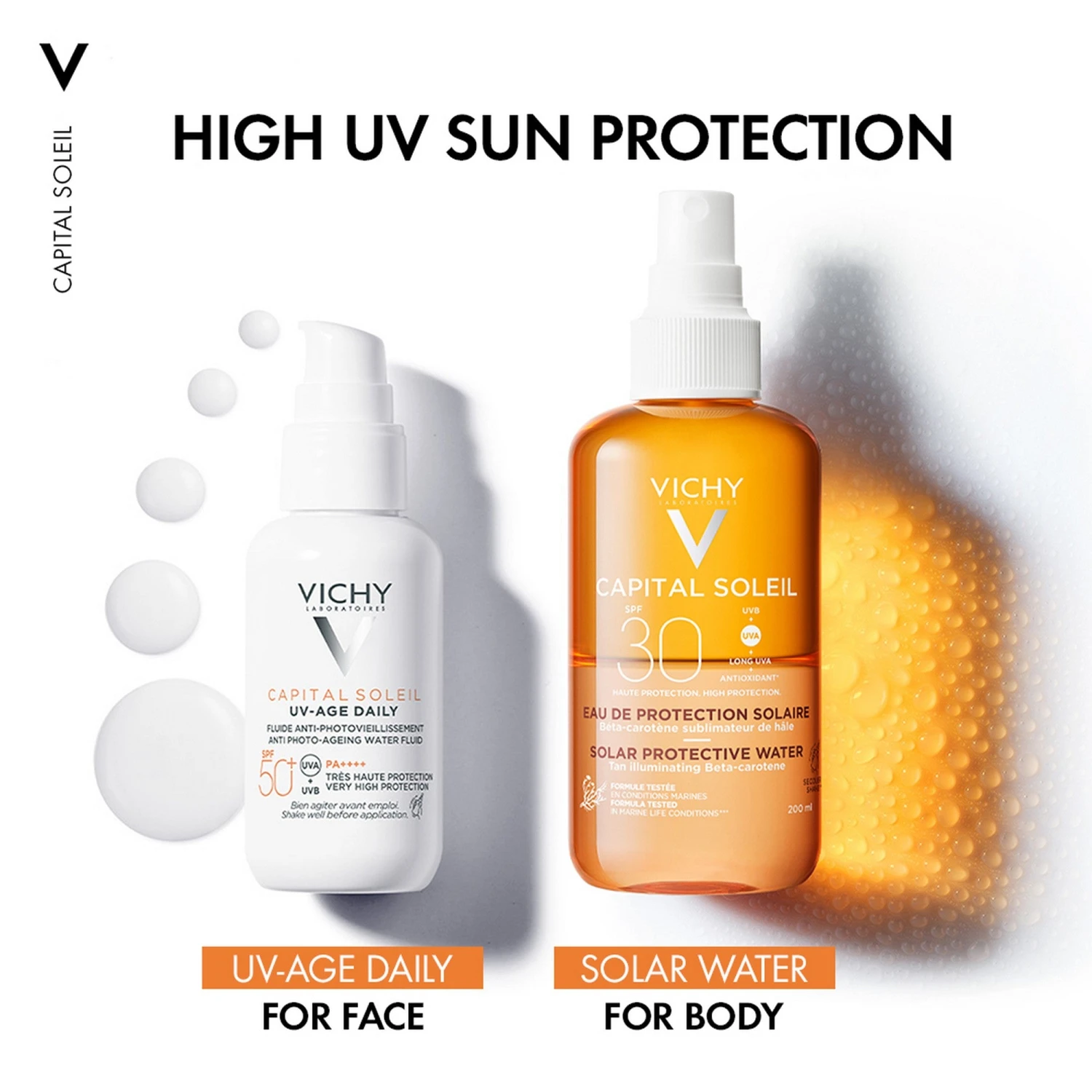 Vichy Ideal Soleil Solar Protecting Water Bronzing Tan SPF30 - 200ml 6 Vichy Ideal Soleil Solar Protecting Water Bronzing Tan SPF30 - 200ml - Image 6