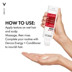 Vichy Dercos Energising Shampoo 200ml -Care Products Asset 7 How to v2