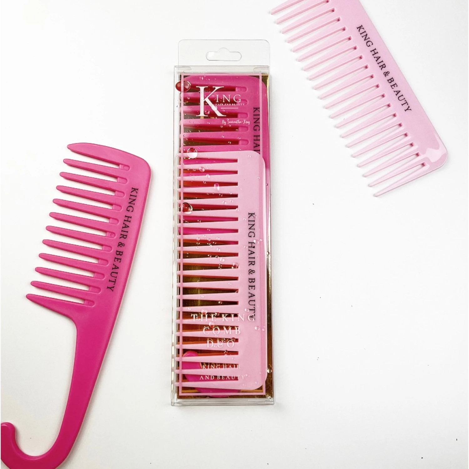 King Hair & Beauty Curl Comb Duo 1 King Hair & Beauty Curl Comb Duo