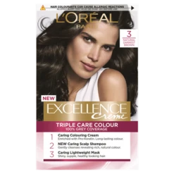 Loreal L'Oreal Paris Excellence Crème Hair Dye 12 Loreal L'Oreal Paris Excellence Crème Hair Dye -Care Products L OrealParisExcellenceCremeHairDyeDarkestBrown