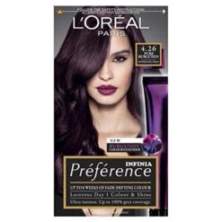 Loreal L'Oreal Preference Permanent Hair Dye 27 Loreal L'Oreal Preference Permanent Hair Dye -Care Products L OrealPreferencePermanentHairDyeBurgandy