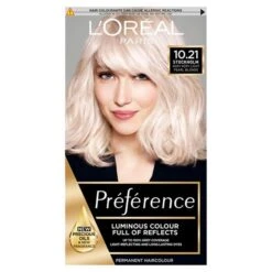 Loreal L'Oreal Preference Permanent Hair Dye 24 Loreal L'Oreal Preference Permanent Hair Dye -Care Products L OrealPreferencePermanentHairDyeVeryLightPearlBlonde