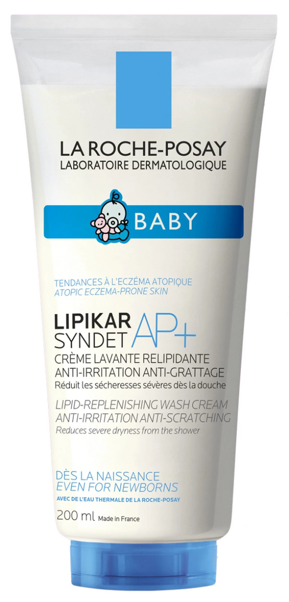 La Roche-Posay Lipikar Syndet Baby Body And Hair Wash 200ml 1 La Roche-Posay Lipikar Syndet Baby Body And Hair Wash 200ml