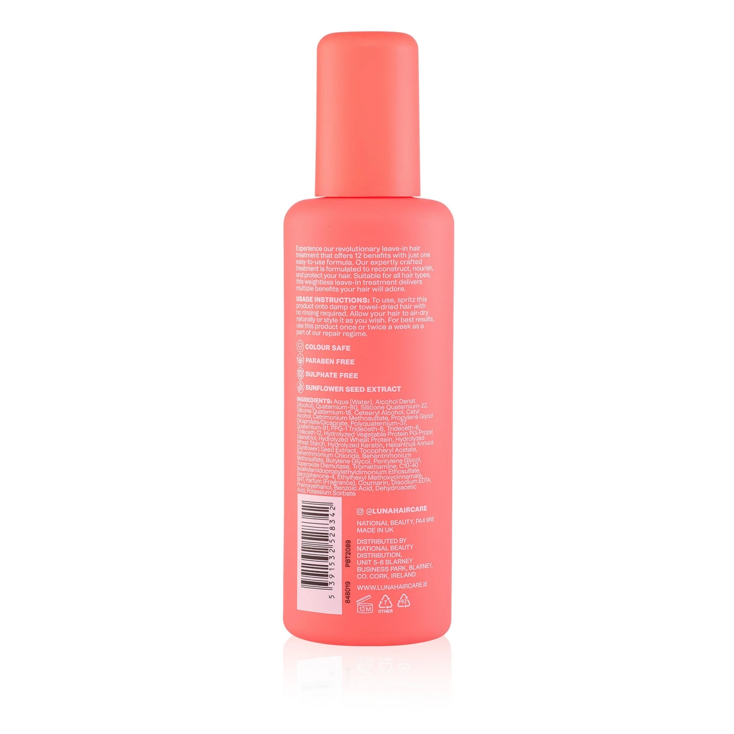 LUNA Professional Haircare Repair Leave In Treatment 200ML 2 LUNA Professional Haircare Repair Leave In Treatment 200ML - Image 2