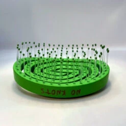 Magic Hair Brush No Knots Detangler Brush -Care Products MagicHairbrushForestGreen4