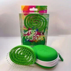 Magic Hair Brush No Knots Detangler Brush -Care Products MagicHairbrushForestGreen7
