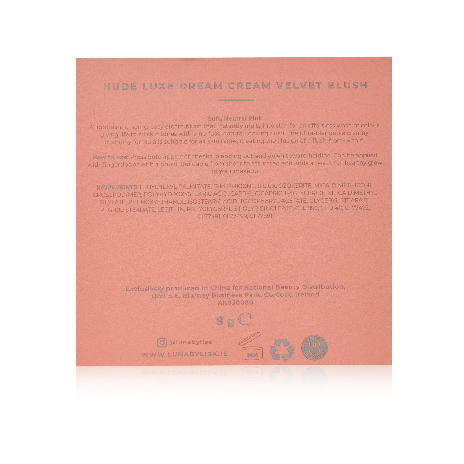 Luna By Lisa Cream Blush 10 Luna By Lisa Cream Blush - Image 10