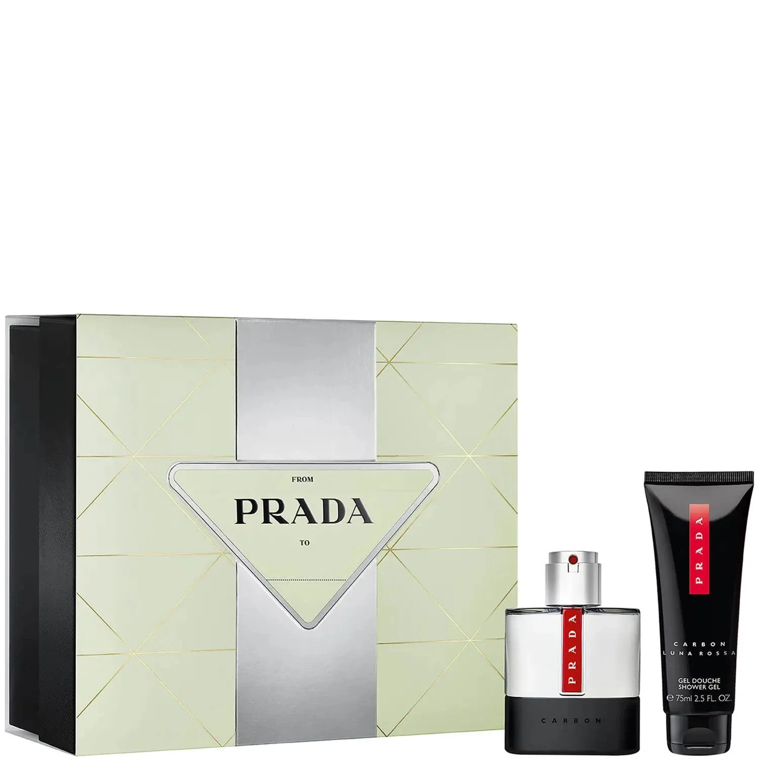PRADA LUNA ROSSA CARBON EDT 50ML 2 PIECE SET 1 PRADA LUNA ROSSA CARBON EDT 50ML 2 PIECE SET