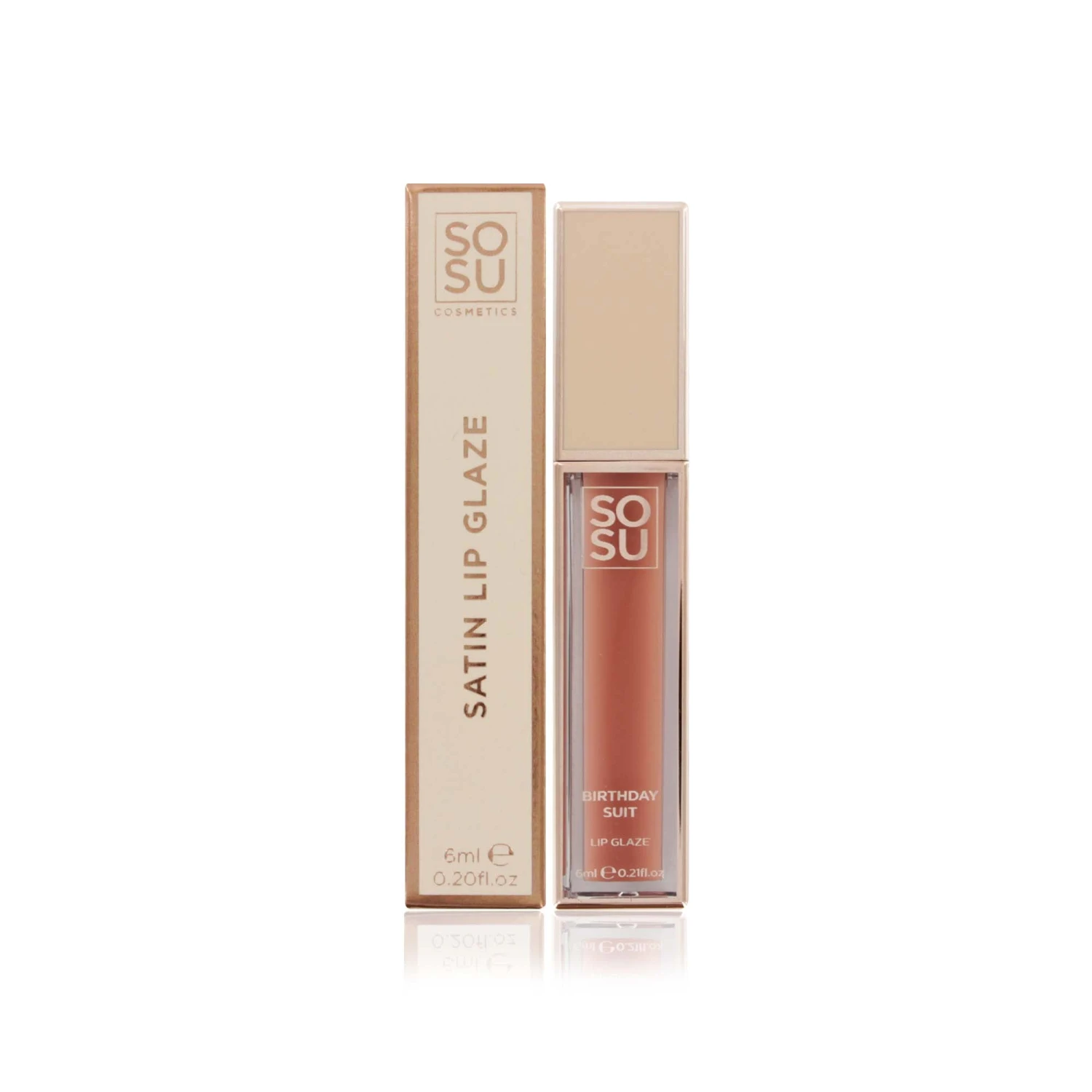 SOSU Birthday Suit Lip Gloss 1 SOSU Birthday Suit Lip Gloss