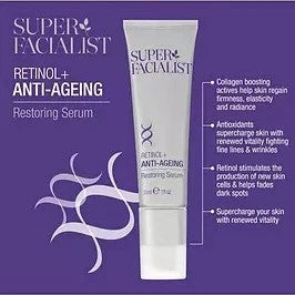 Super Facialist Retinol Anti-Ageing Restoring Serum 30ml 4 Super Facialist Retinol Anti-Ageing Restoring Serum 30ml - Image 4