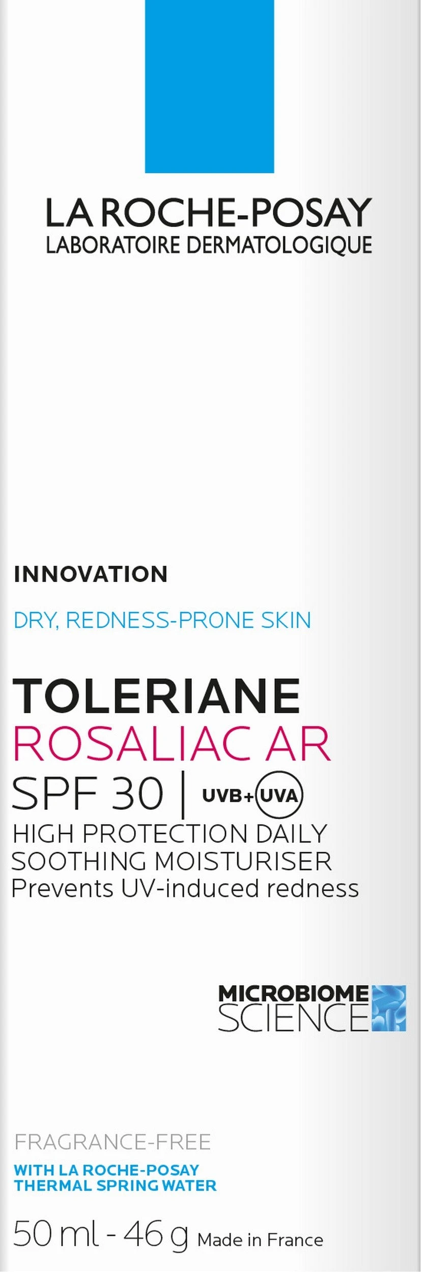 LA ROCHE-POSAY La Roche Posay Toleriane Rosaliac AR SPF30 Moisturiser For Dry, Redness-Prone Skin 50ml 2 LA ROCHE-POSAY La Roche Posay Toleriane Rosaliac AR SPF30 Moisturiser For Dry, Redness-Prone Skin 50ml - Image 2