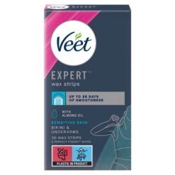 Veet Expert Wax Strips Bikini Sensitive 30S