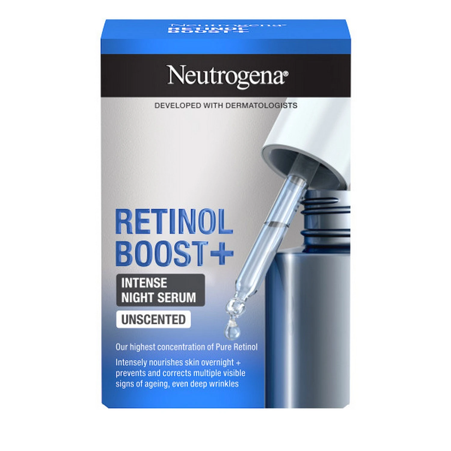 Neutrogena Retinol Boost Intense Night Serum 30ml 1 Neutrogena Retinol Boost Intense Night Serum 30ml