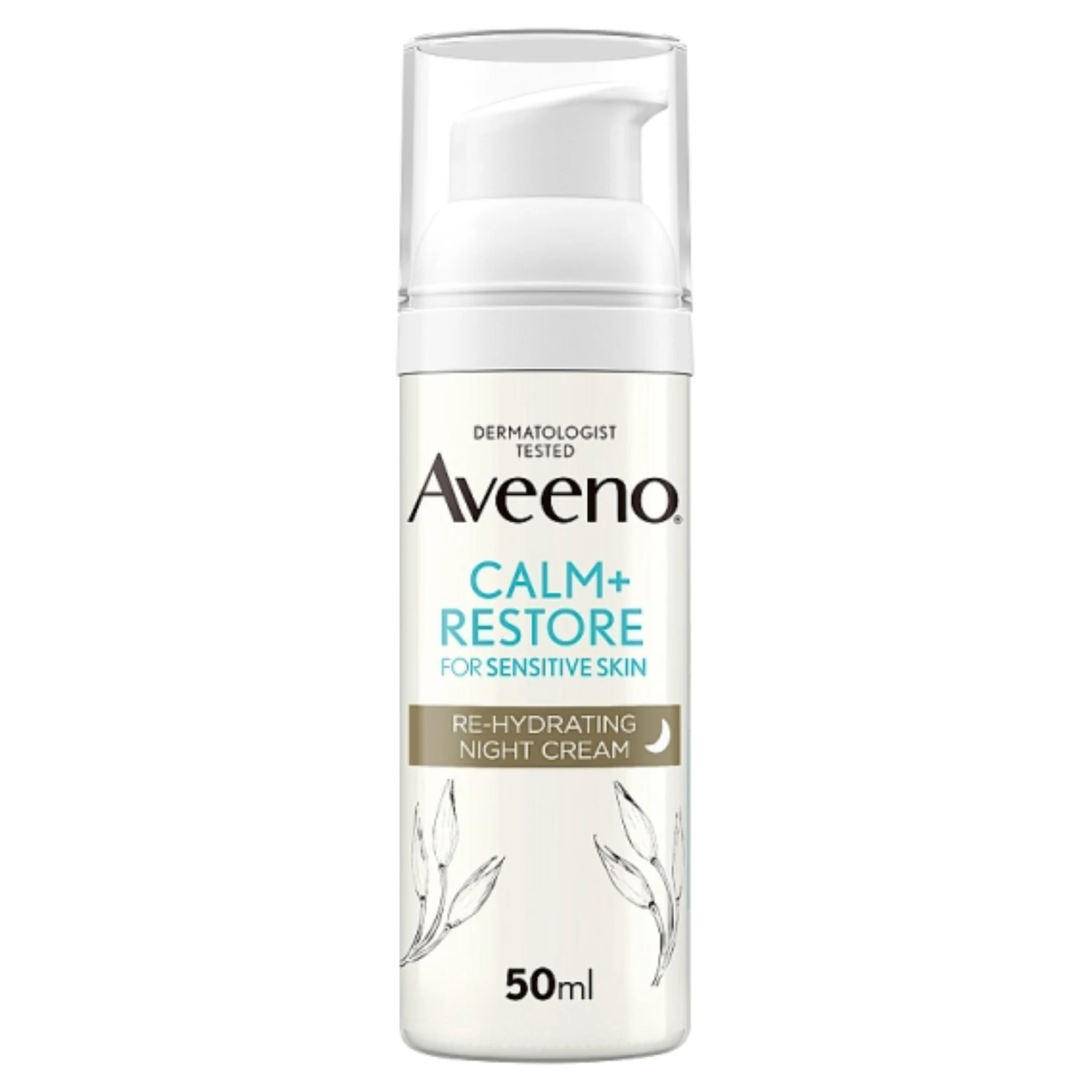 Aveeno Calm+ Restore Re-Hydrating Night Cream 50ml 1 Aveeno Calm+ Restore Re-Hydrating Night Cream 50ml