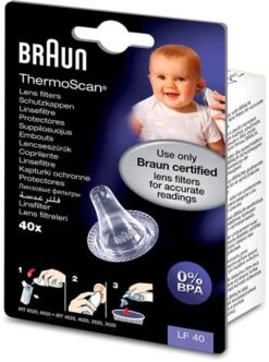 Braun Thermoscan Replacement Lens Filters LF-40 (40)