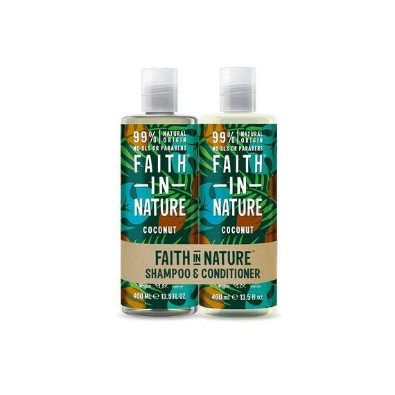 Faith In Nature Shampoo & Conditioner Banded Pack 400ml 2 Faith In Nature Shampoo & Conditioner Banded Pack 400ml - Image 2