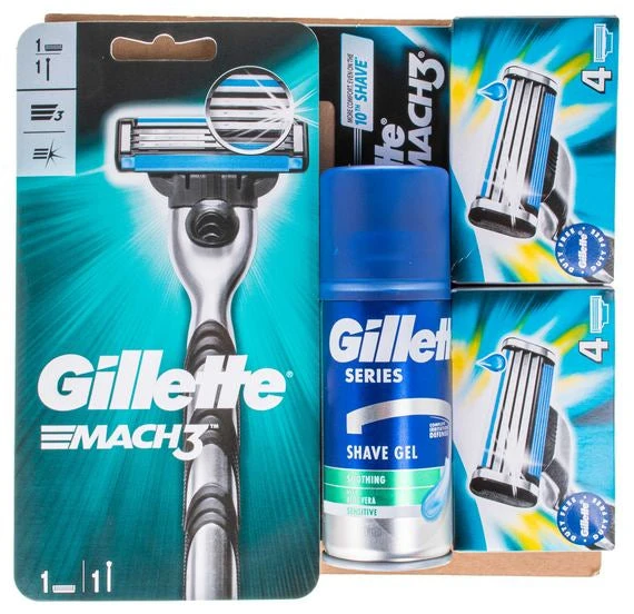 Gillette® Gillette Mach 3 Shaving Set 1 Gillette® Gillette Mach 3 Shaving Set