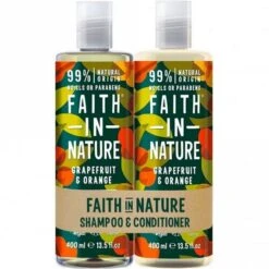 Faith In Nature Shampoo & Conditioner Banded Pack 400ml 9 Faith In Nature Shampoo & Conditioner Banded Pack 400ml -Care Products grapefruit orange shampoo conditioner twin 2 x 400ml p16343 30210 medium 4bd309f2 8ceb 4127 8ed0 e32c5b737680