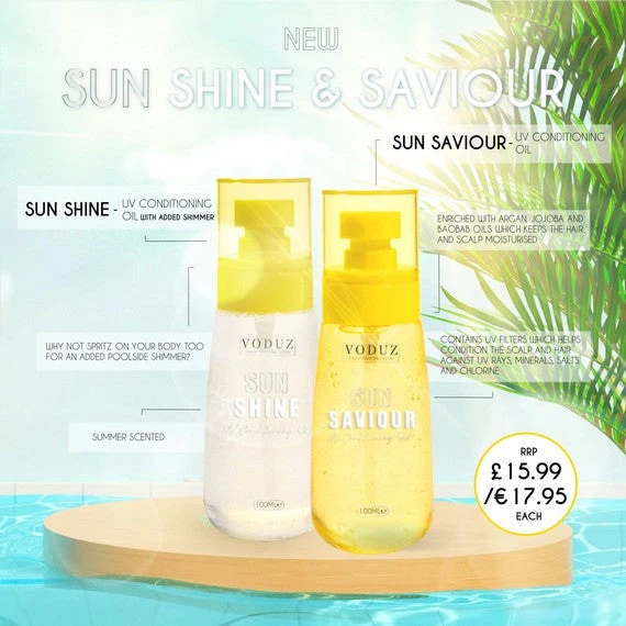 Voduz Sun Shine UV Conditioning Hair Oil 100ml 2 Voduz Sun Shine UV Conditioning Hair Oil 100ml - Image 2