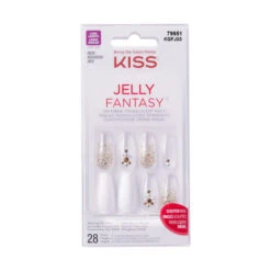 Kiss Gel Fantasy Jelly False Nails 6 Kiss Gel Fantasy Jelly False Nails -Care Products kgfj03c pack