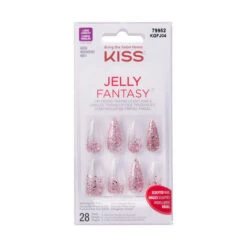 Kiss Gel Fantasy Jelly False Nails 7 Kiss Gel Fantasy Jelly False Nails -Care Products kgfj04c pack