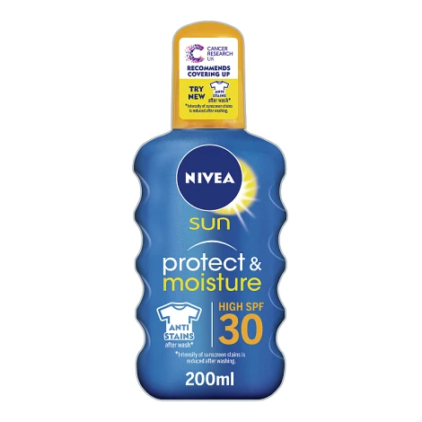 Nivea Sun Protect & Moisture Sun Spray SPF30 200ml 1 Nivea Sun Protect & Moisture Sun Spray SPF30 200ml
