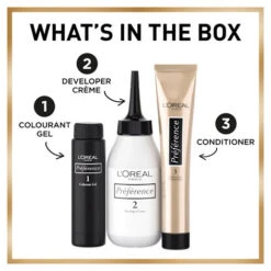 Loreal L'Oreal Preference Permanent Hair Dye 17 Loreal L'Oreal Preference Permanent Hair Dye -Care Products preference what s in the box
