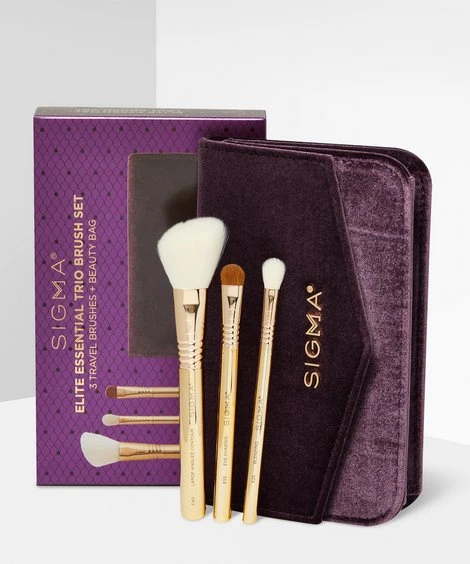 Sigma Elite Essential Trio Makeup Brush Set 2 Sigma Elite Essential Trio Makeup Brush Set - Image 2