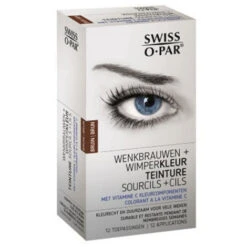 Swiss O Par Eyelash & Brow Dye Kit Brown