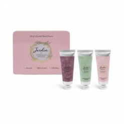 Tipperary Crystal Jardin Hand Cream Set – Lavender, White Jasmine & Wild Roses