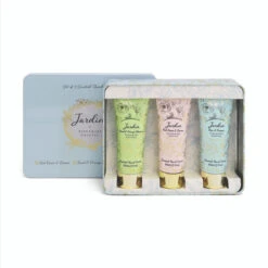 Tipperary Crystal Jardin Handcream Set – Red Roses & Lemon, Basil & Orange, Pear & Freesia