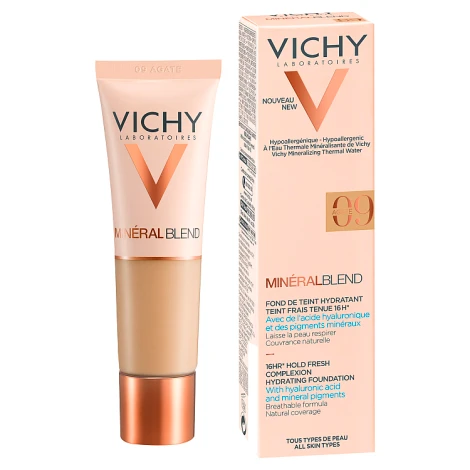 Vichy Mineralblend Foundation 09 Agate 30Ml 1 Vichy Mineralblend Foundation 09 Agate 30Ml